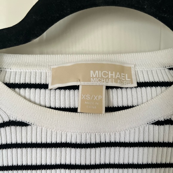 Michael Kors Striped Thick ribbed Longsleeve Shirt - Picture 2 of 9